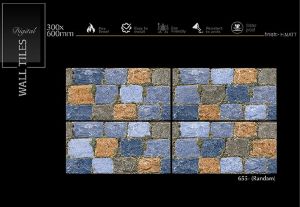Multicolor Stone Matt Ceramic Wall Tiles