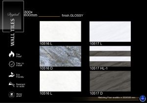 Natural Stone Gloss Finish Ceramic Wall Tiles