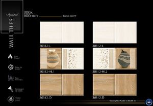 Natural Wood Tone Matt Ceramic Wall Tiles