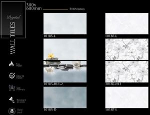 Serene Grey Glossy Ceramic Wall Tiles