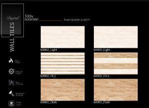 Soft Oak Wood Finish Ceramic Wall Tiles