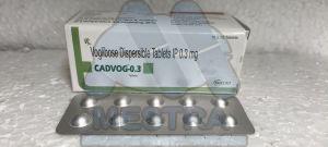 Cadvog Voglibose Dispersible 0.3mg Tablets