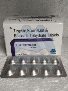 Trypsin RB Trypsin Bromelain Rutoside Trihydrate Tablets