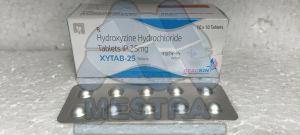 Xytab 25mg Hydroxyzine Hydrochloride Tablets