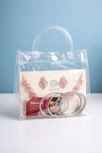 Transparent PVC Handle Bag for Jewellery Packaging