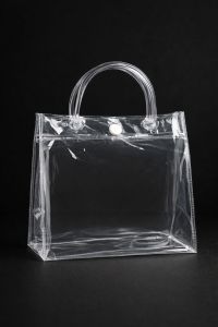 Transparent PVC Handle Bag for Jewellery Packaging