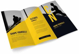 Printed Paper Advertising Brochure