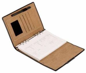 Three Leather Fold File