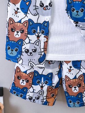 Boys Graphic Print Co-Ord Set