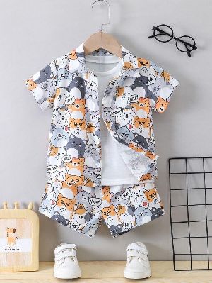 Boys Graphic Print Co-Ord Set