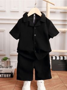 Boys Black Co-Ord Set