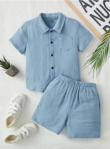 Boys Sky Blue Co-Ord Set