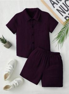 Boys Wine Co-Ord Set