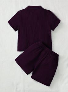 Boys Wine Co-Ord Set