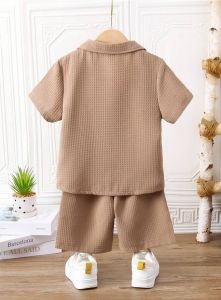 Boys Light Brown Co-Ord Set