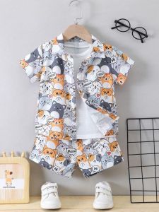Boys Graphic Print Co-Ord Set