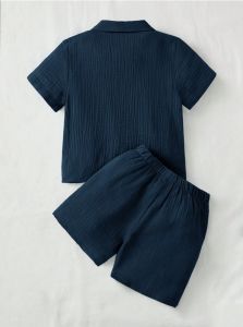 Boys Navy Blue Co-Ord Set