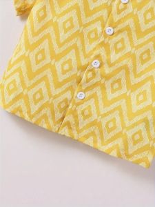 Boys Yellow &AMP; White Co-Ord Set