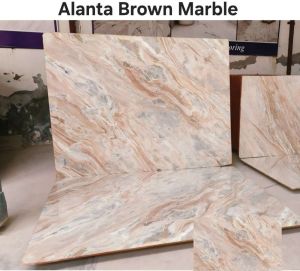 Alanta Brown Marble Slab