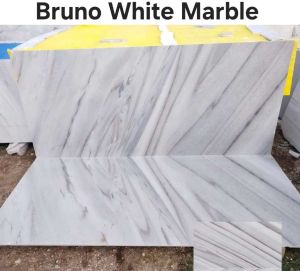 Bruno White Marble Slab