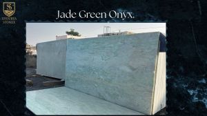 Jade Green Onyx Marble Slab