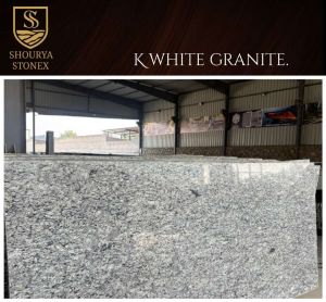 K White Granite Slab