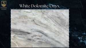 White Dolomite Onyx Marble Slab