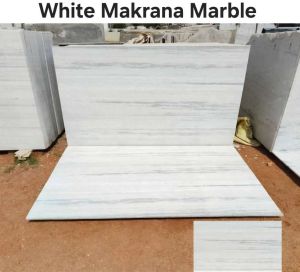 White Makrana Marble Slab