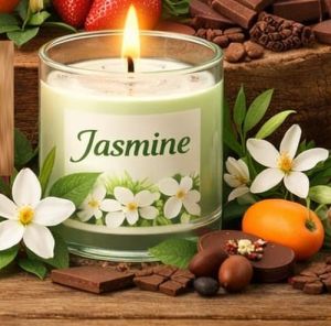 Highly Scented Jasmine Candle