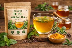 Organic Tulsi Flavoured Herbal Tea