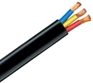 1.5 Sqmm Three Core Flat Copper Wiring Cable