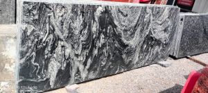 Forest Black Granite Slab