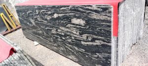 Forest Black Granite Slab