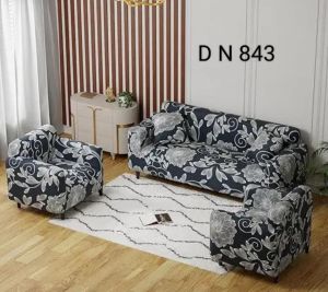 5 Seater Cotton Printed Sofa Cover