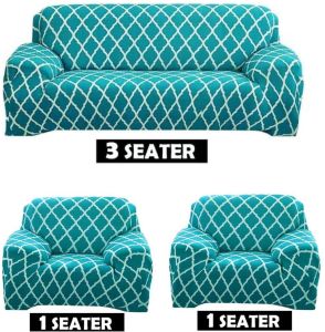 5 Seater Decorative Printed Sofa Cover