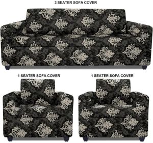 5 Seater Cotton Printed Sofa Cover