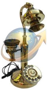 Golden Brass Antique Telephone