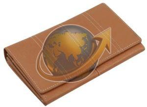 Ladies Brown Leather Wallet