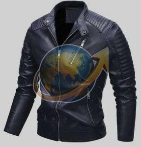 Mens Black Pure Leather Jacket