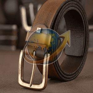 Mens Brown Leather Belt