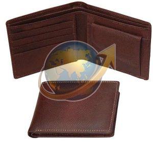 Mens Plain Brown Leather Wallet