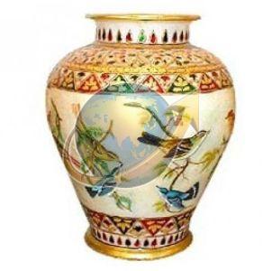Multicolor Marble Flower Vase