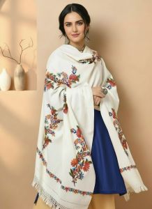 White Pashmina Shawl