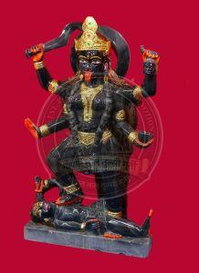 2 Feet Marble Kali Mata Statue