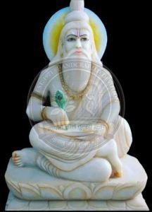 3 Feet Multicolor Marble Maharishi Valmiki Statue