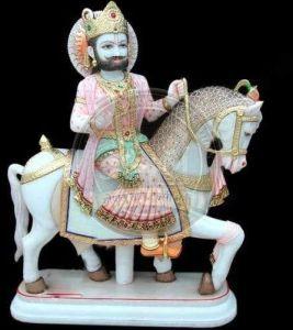 Baba Ramdev Marble Statue