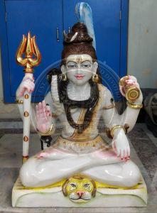 Mahadev Marble Statue