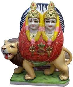 Marble Chamunda Mata Statue