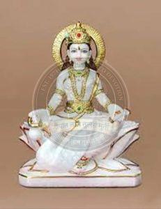 Marble Gayatri Mata Statue