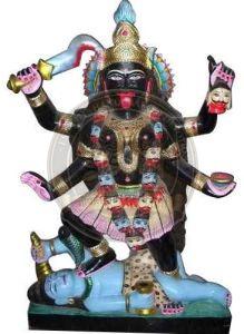 Marble Mahakali Statue